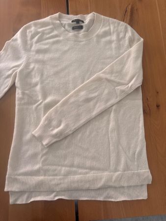 Pullover Massimo Dutti Cashmere weiss Grösse S gebraucht
