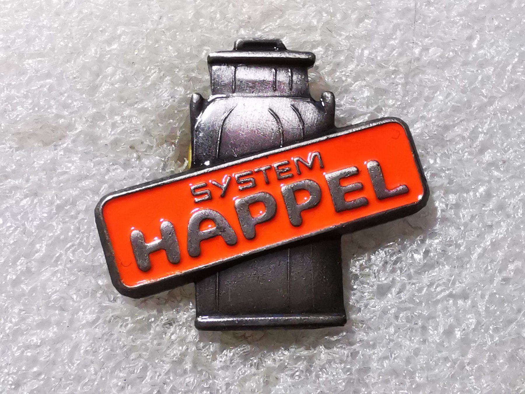 Placchette & Badge: Ansteckpin 123: System Happel – Usato da Oppligen venduto da Pin-Fall-Shop