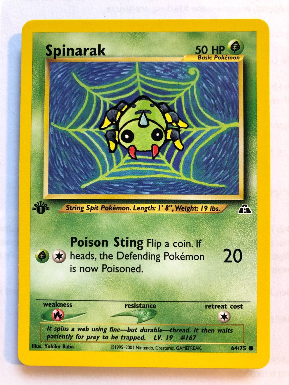 Carte collezionabili: Spinarak 1st Neo Discovery - MINT - ab 1.- – Usato da Giubiasco venduto da dan_pr8b