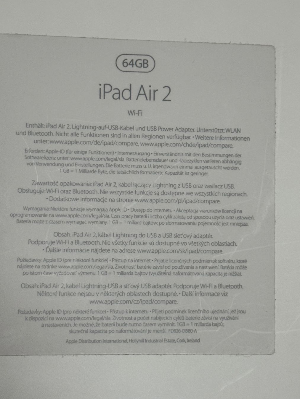 Apple Tablet PC: iPad Air 2 64 GB  Wi-Fi – Usato da Kaiseraugst venduto da Drasa 6
