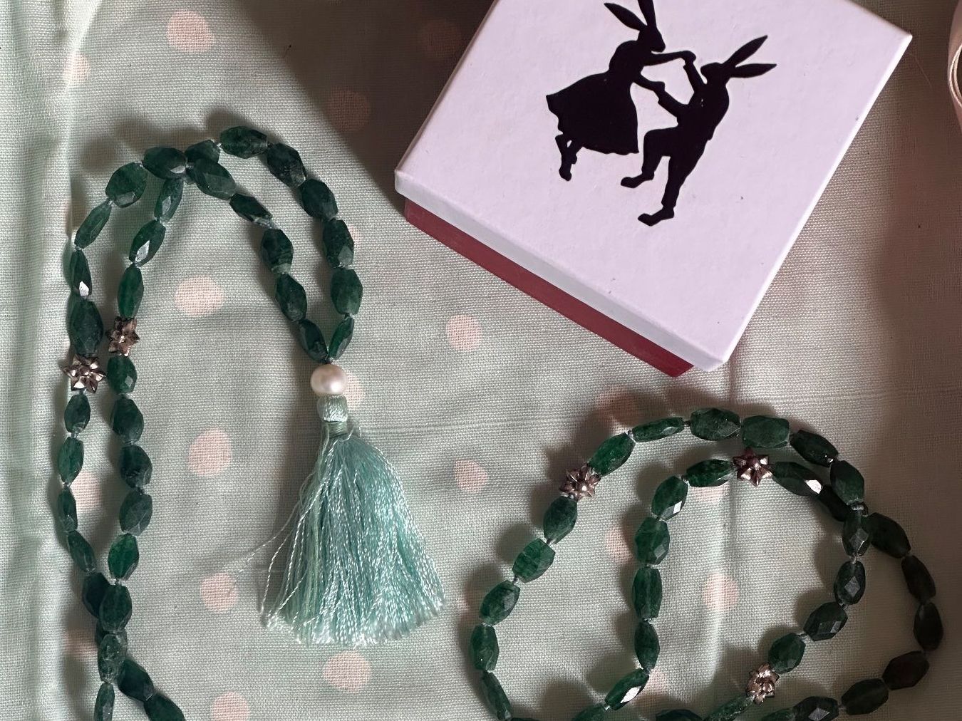 Ensoie Catenine: En Soie Jade/Silber Kette 110cm – Usato da Zürich venduto da Misomi 4