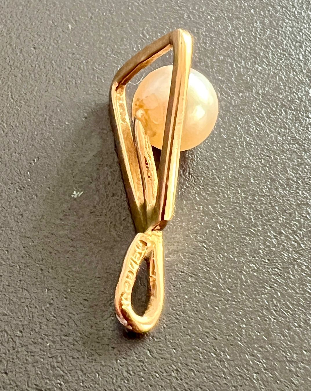 Ciondoli: Gold-Anhänger 18K Perle – Usato da Chur venduto da Penting1935 3