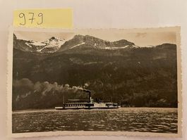 alte Ansichtskarte Brienzersee Dampfschiff