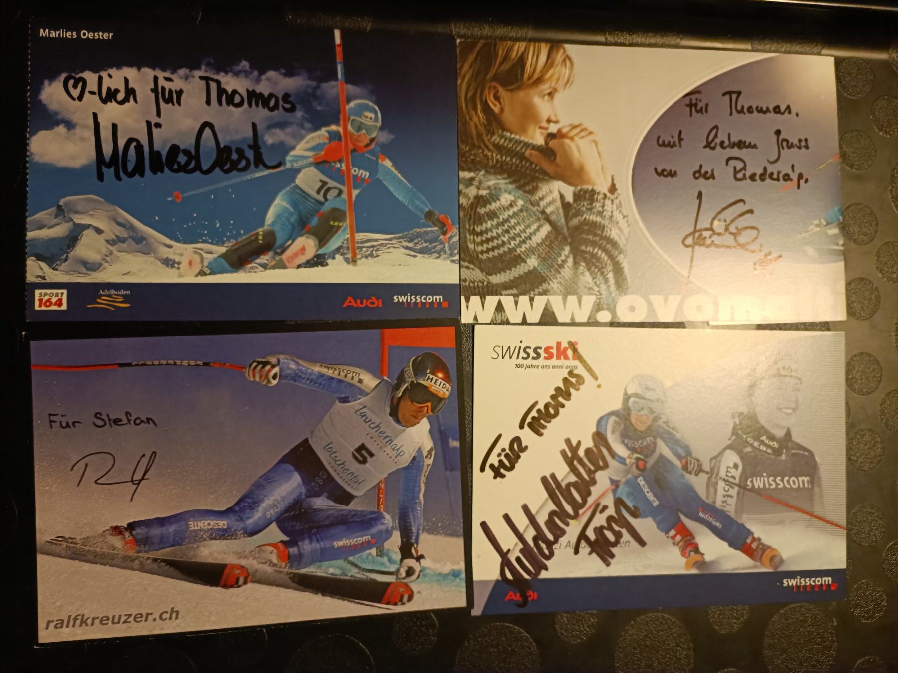 Autographes: Ski Schweiz - 4x handsigniert – D'occasion à Menziken par Artographs