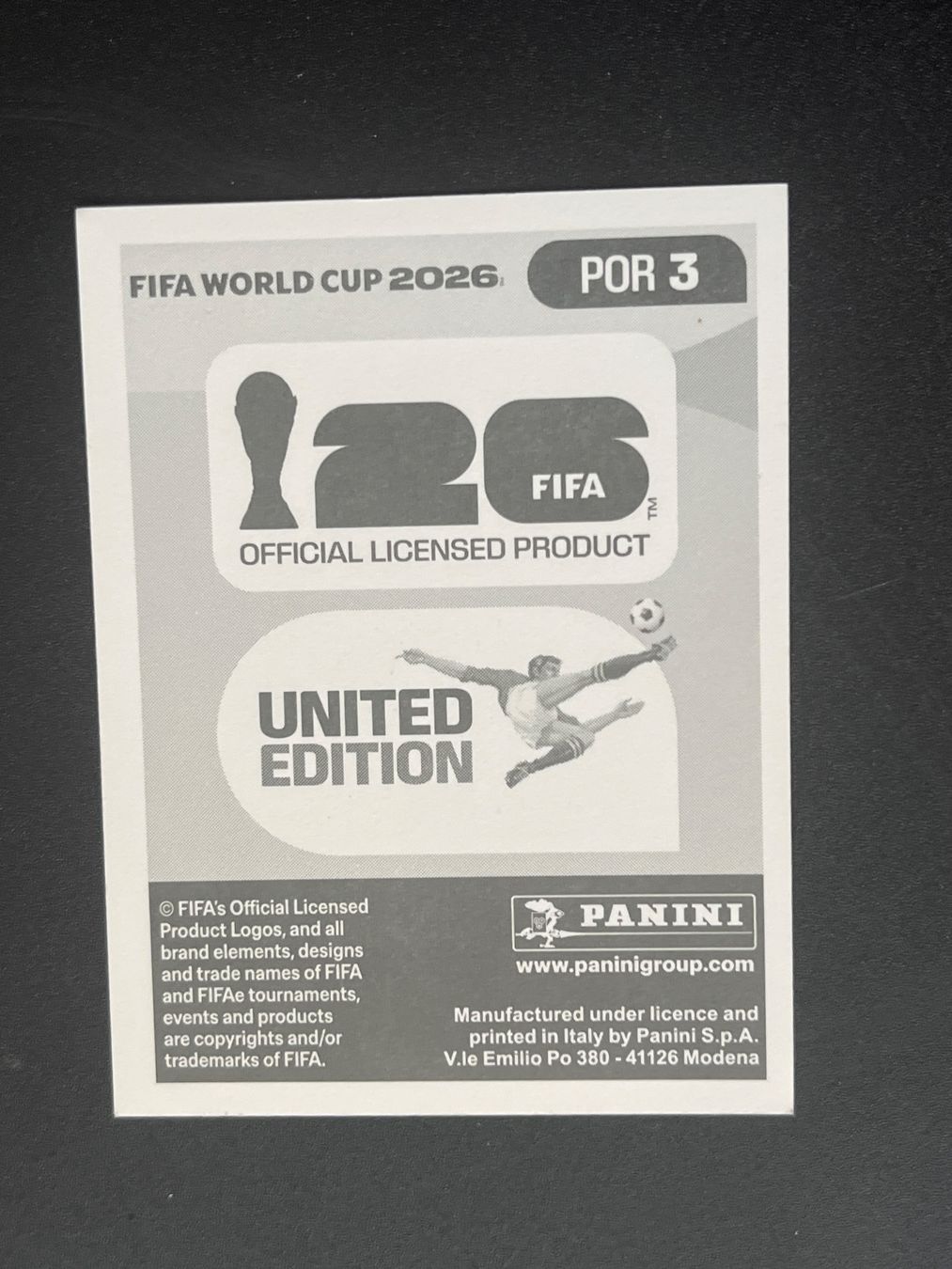 Panini Sammelbilder & Trading cards: Panini POR3 – Neu (gemäss Beschreibung) aus Susten von Rechnun 1