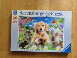 500er Puzzle: Niedliche Haustiere