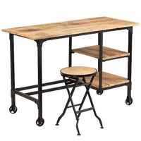 Bureau + tabouret