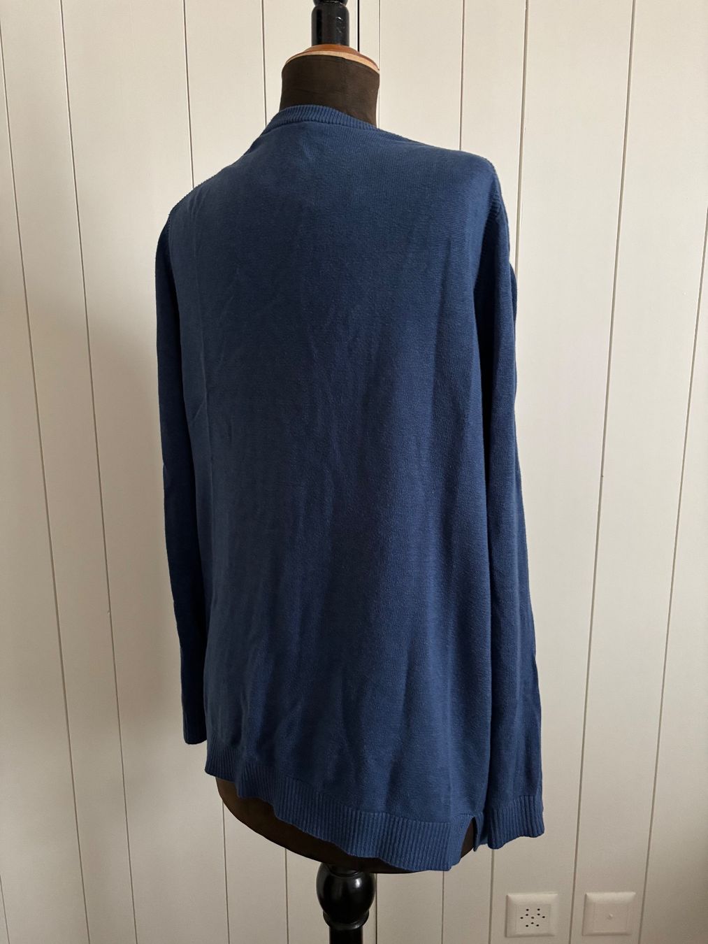 Jacken: chicorée dünne Strickjacke blau - Grösse L – Gebraucht aus Kleinandelfingen von 2Baba3 1