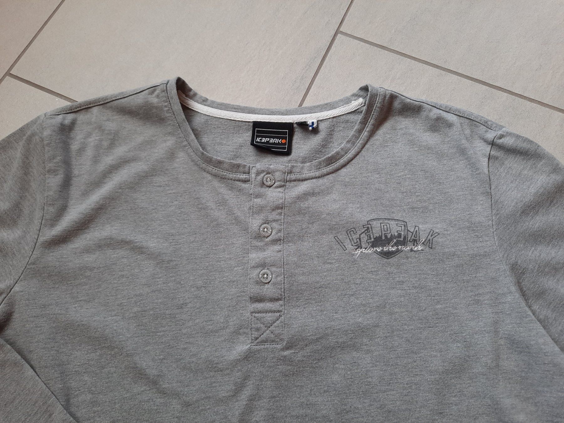 Icepeak Maglioni & Felpe: dünner langarm Pulli Gr. S  / Farbe: uni hellgrau – Usato da Einigen venduto da Pretorius66 2
