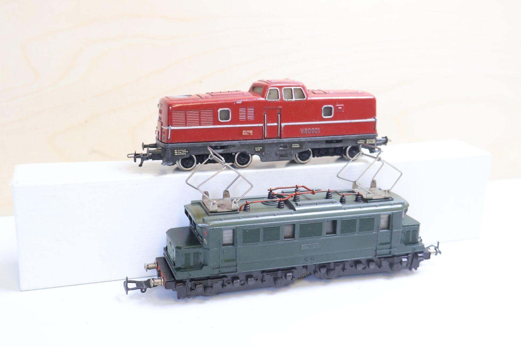 Trix Modellini di ferrovie: Trix 2 x Rangierlok & E-Lok- H0 DC 1960er – Usato da Winterthur venduto da Monstera 5