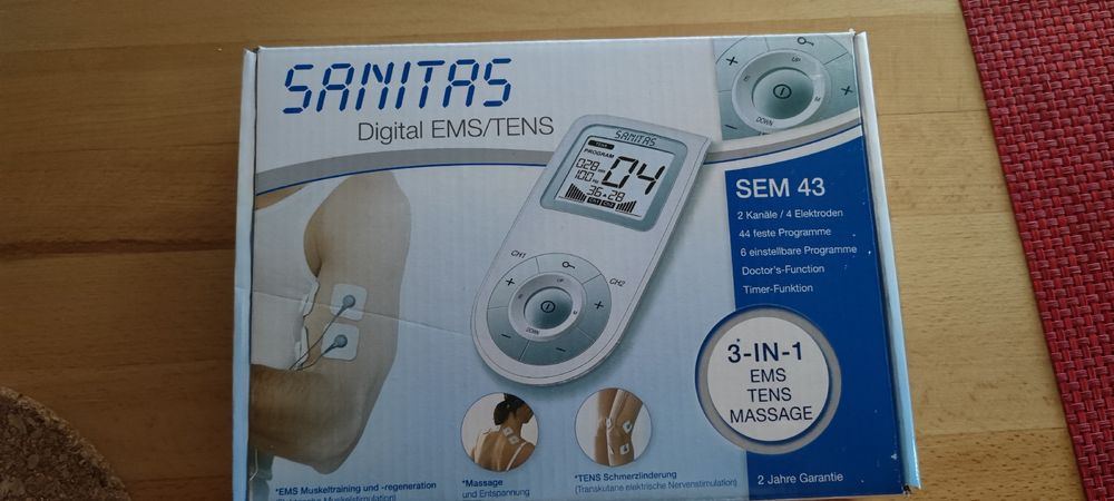 Digital EMS/TENS Gerät Sanitas SEM 43 | Kaufen auf Ricardo