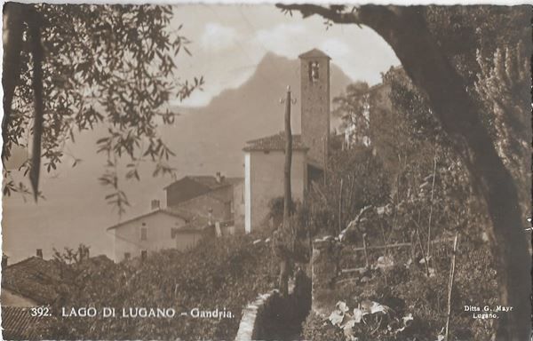 Cartoline postali: Gandria vista parziale – Usato da Olten venduto da clotaldi
