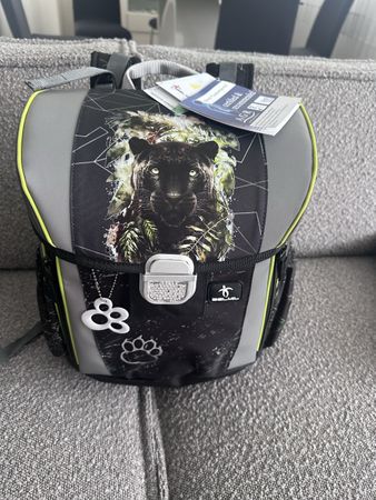 Schulranzen Belmil Set Panther schwarz NEU!