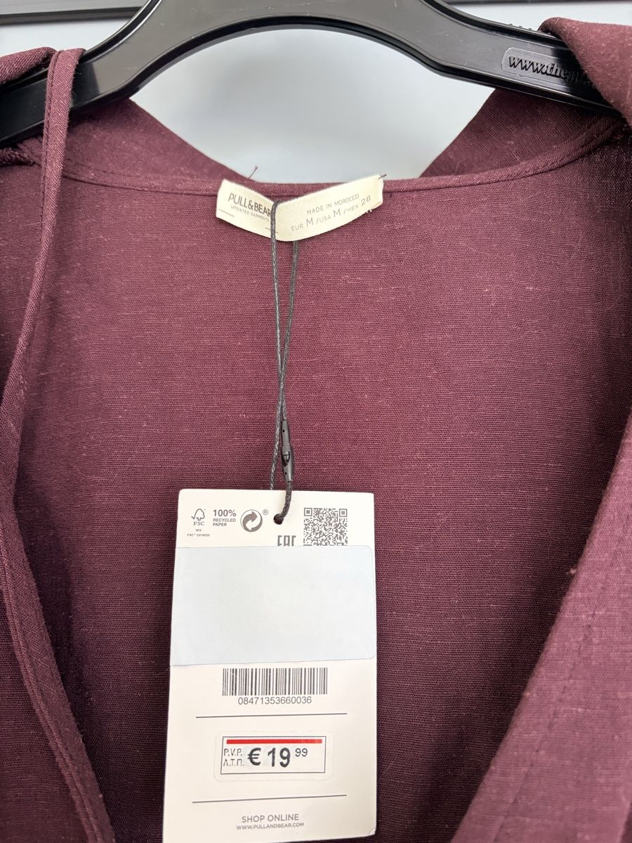 Pull&Bear Blusen: Pull&Bear blouse croisée brun taille M neuf avec étiquet – Neu und originalverpackt aus Champlan von Ger77 2