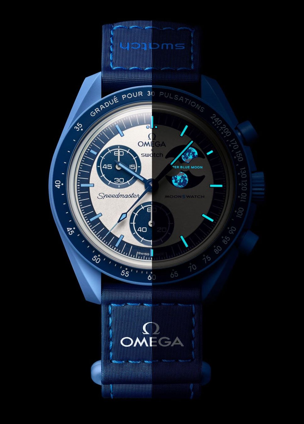 Swatch Orologi: OMEGA x SWATCH - MoonSwatch - Mission to the Super Blue Moon – Nuovo e nell'imballaggio originale da Aeschi SO venduto da Bluemail 3