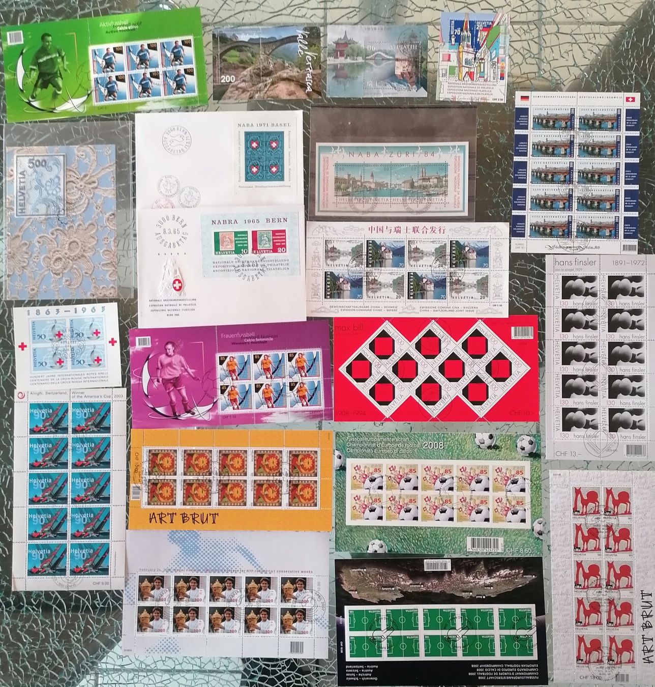 Tutti i francobolli: Kleine Sammlung Kleinbogen Sonderblocks – Usato da Messen venduto da renklever