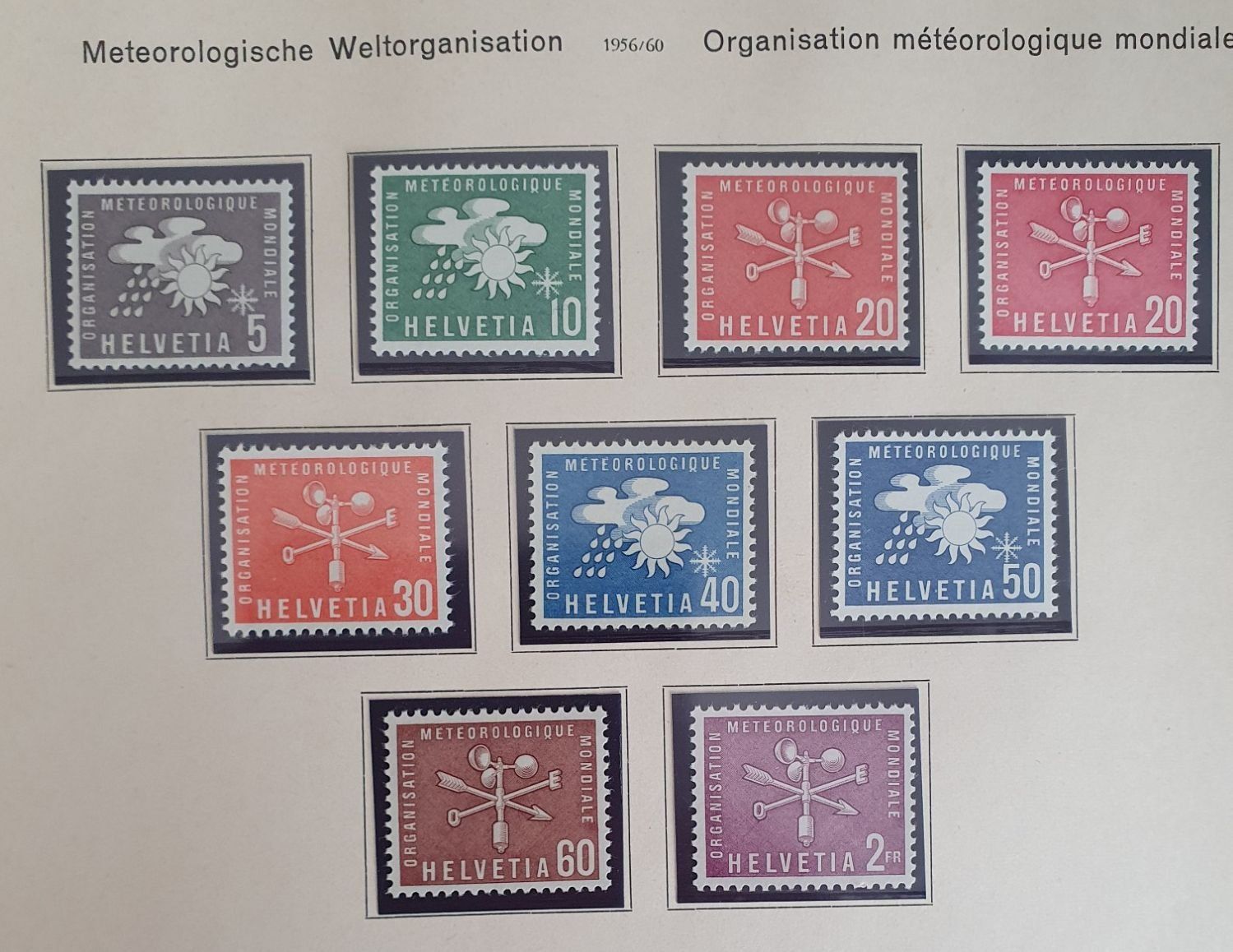 Alle Briefmarken: Teilsammlung Ämter, meist postfrisch, einzelne gestempelt – Gebraucht aus Fislisbach von Zigzag12 1