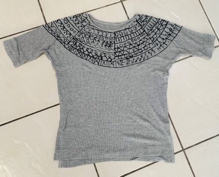 Desigual - T-Shirt print - grau Gr. S
