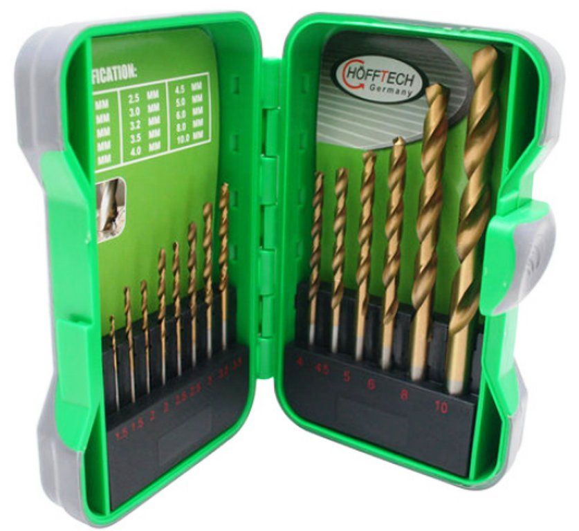 Trapani: 15teil. Bohrerset Metall HSS  1.5 - 10mm – Nuovo e nell'imballaggio originale da St. Gallen venduto da schnaeppchen-preise 1