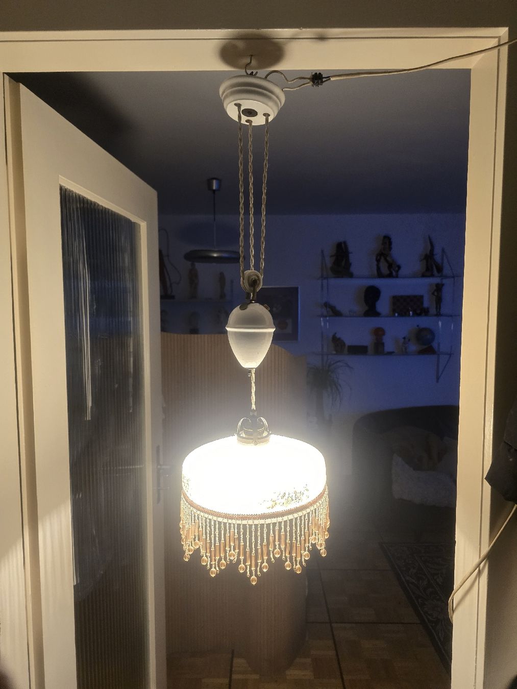 Lampade: Seltene antike Zuglampe – Usato da Biel/Bienne venduto da alexriveros2