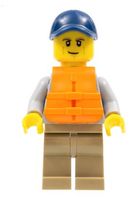 Lego City Minifigur - cty0987 - Kayaker