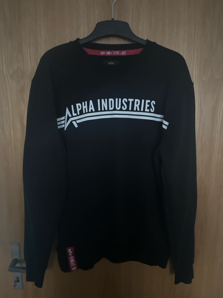 Alpha Industries Maglioni & Felpe: Alpha Industries Pullover Herren Grösse L – Usato da Bazenheid venduto da mrslvtdc