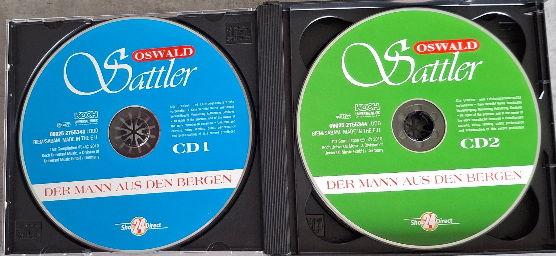 CD: Oswald Sattler - Der Mann aus den Bergen – Usato da Reinach BL venduto da Chela04 4