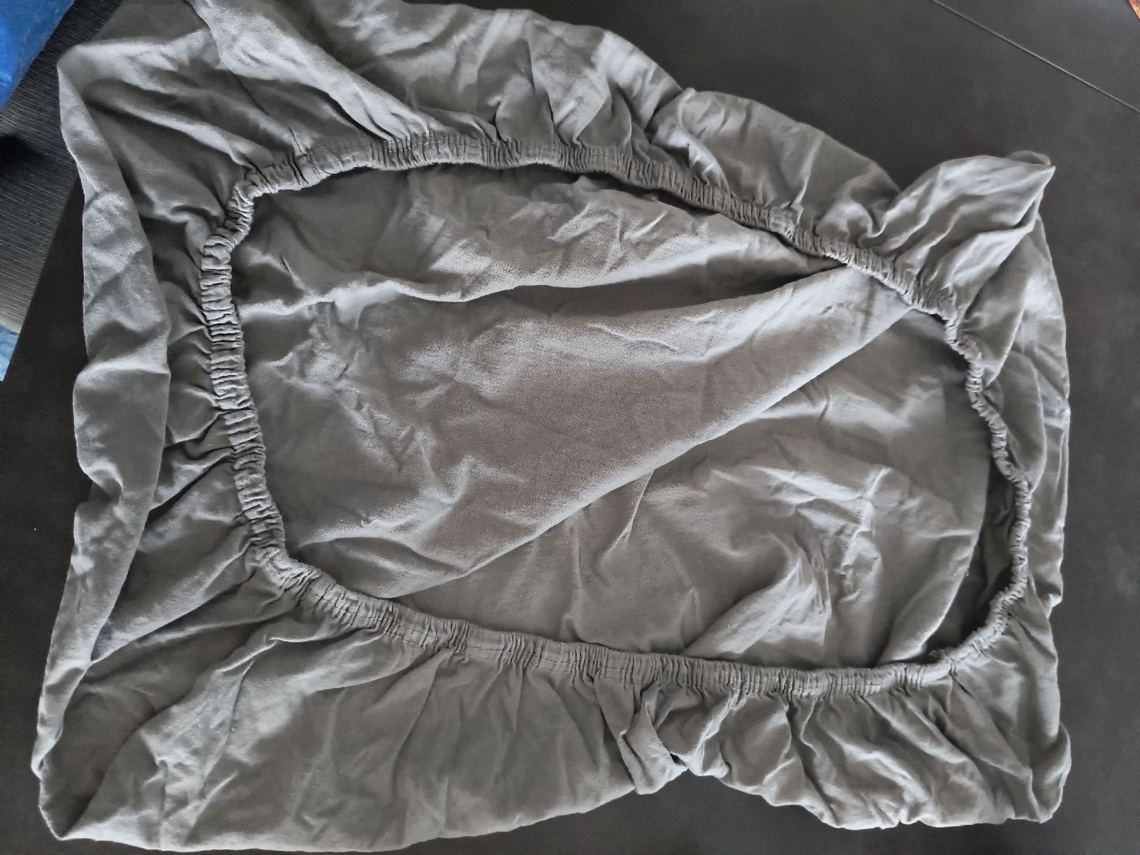 Biancheria da letto: Spannbettuch grau Meyco Grösse 50x80cm  – Usato da Schöfflisdorf venduto da kin_2dp9