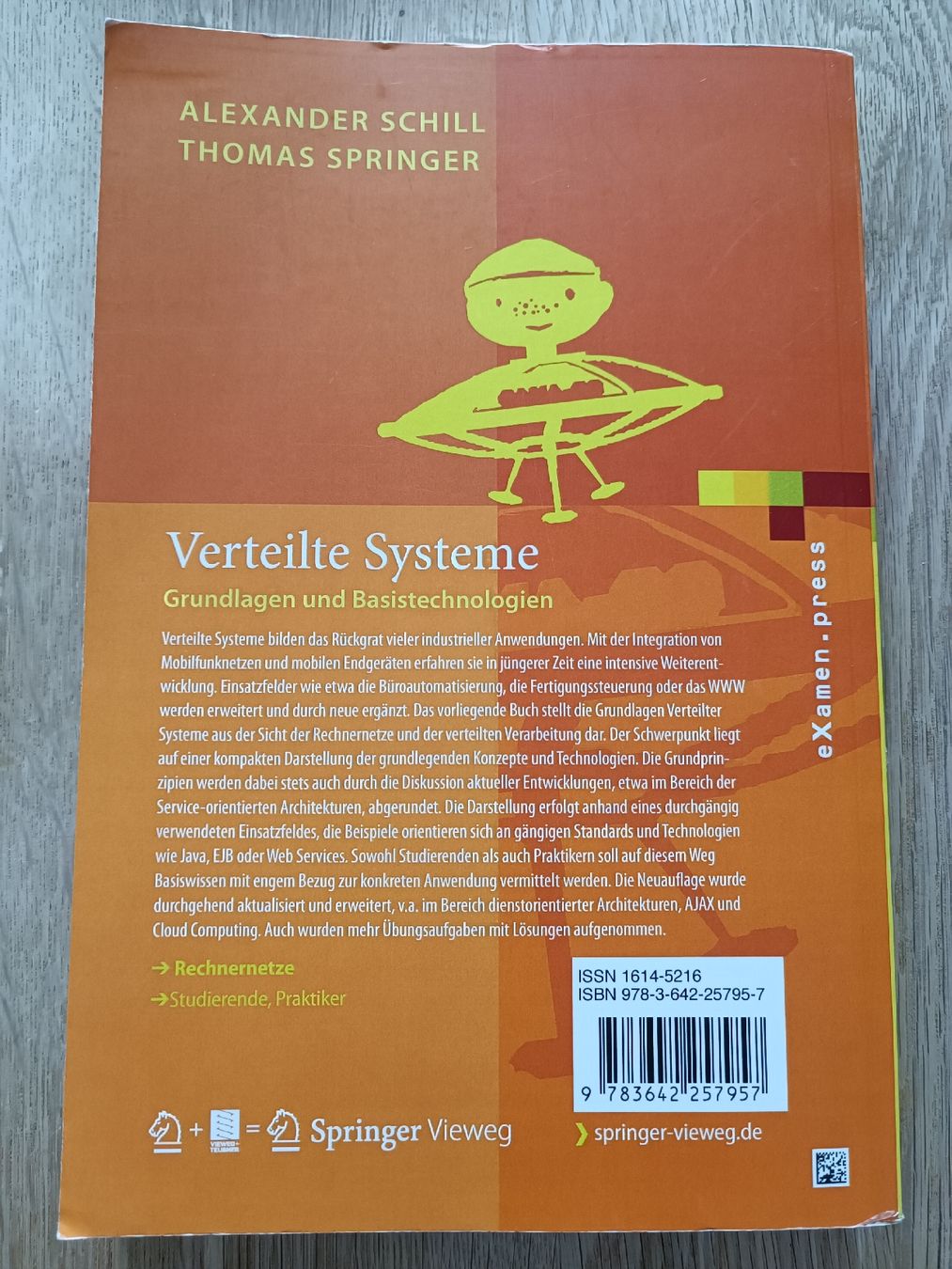 Livres: Verteilte Systeme, 2. Auflage, Schill/Springer – D'occasion à Andwil SG par synolo 1