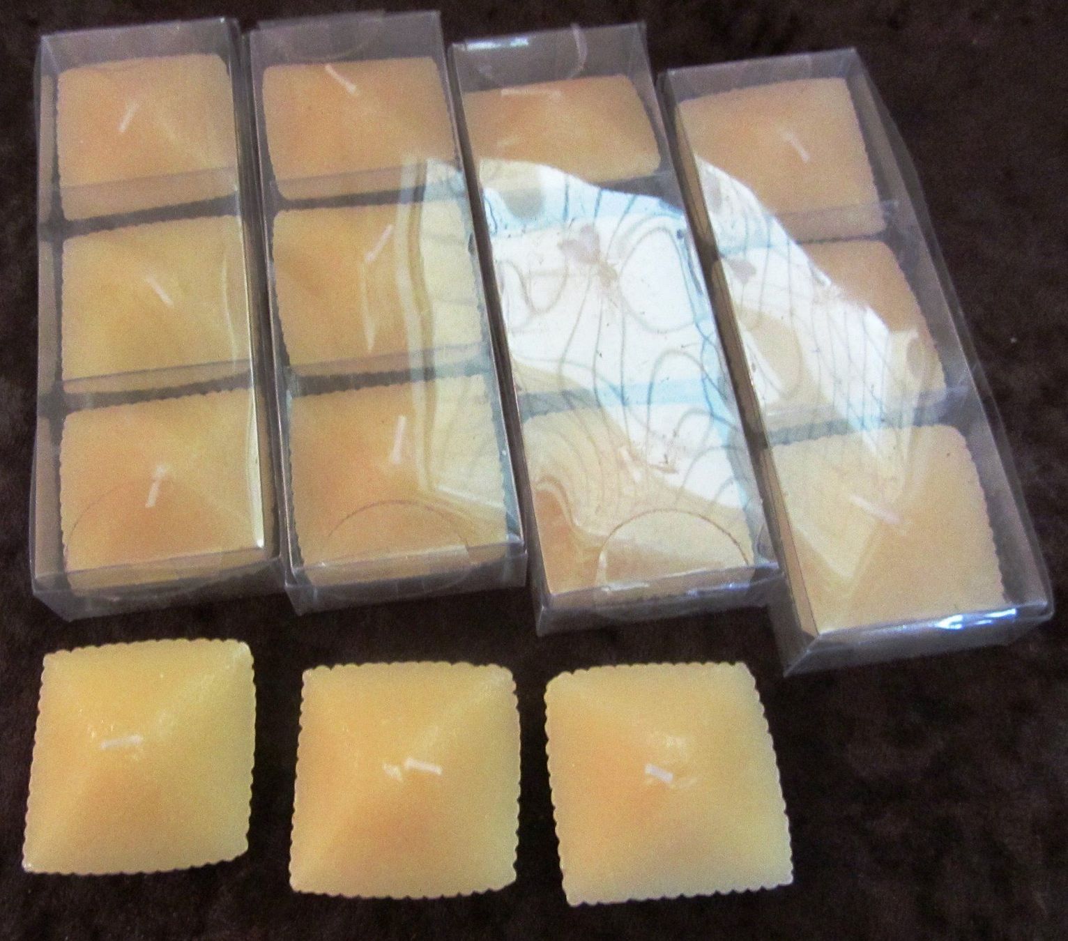Kerzen: 30 "RAVIOLI-Schwimm-Kerzen" 4 x 4 cm – Neu und originalverpackt aus Egliswil von chroetli22