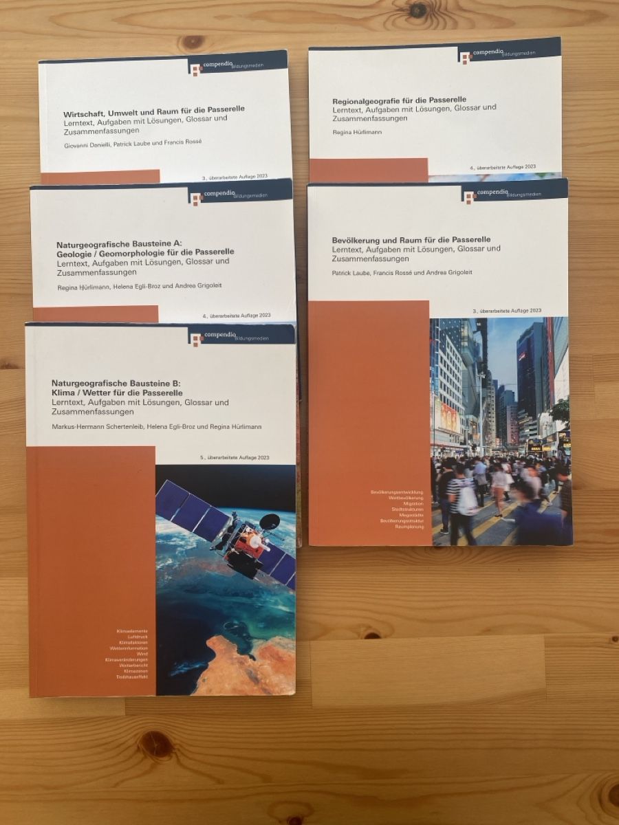 Bücher: Geografie Bücherpaket - Passerellenprüfung – Gebraucht aus Winterthur von fabia.studer