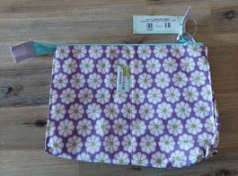 Neue Aspegren Kosmetiktasche "Blumen", Lila