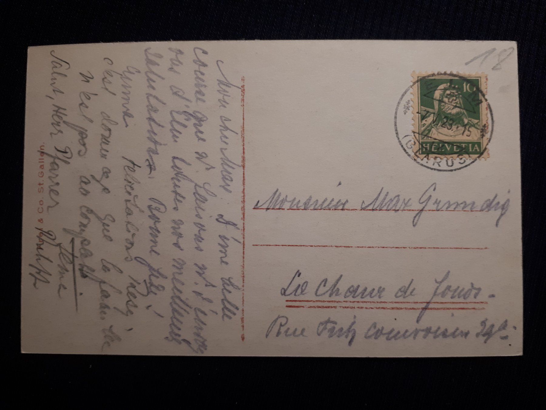 Ansichtskarten: . HINTERSTEINIBACH - KARPFSTOCK 1923 – Gebraucht aus Ponto Valentino von giorgia06 1