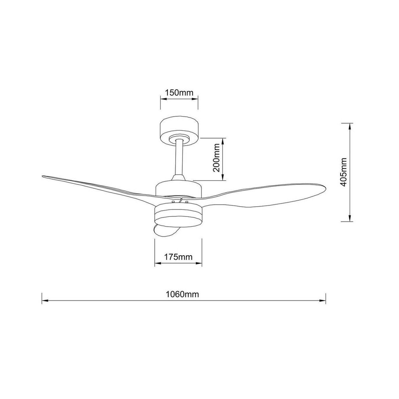 Ventilatoren: LED Deckenventilator, Timer, Ø 106 cm – Neu und originalverpackt aus Kreuzlingen von Smart-Light 8