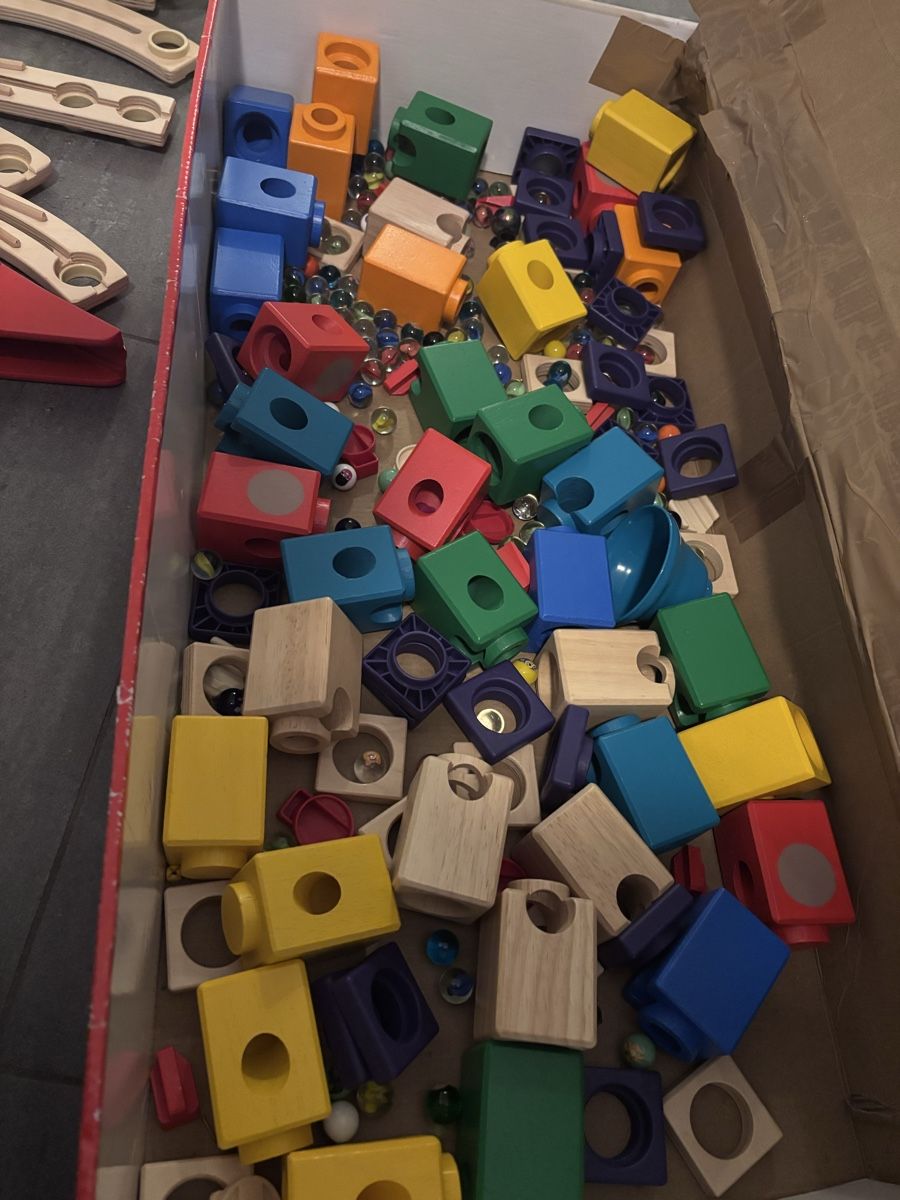 Hape Giocattoli: Hape Quadrilla Kugelbahn Mega-Set & Erweiterungen – Usato da Kriens venduto da patrick9340 2