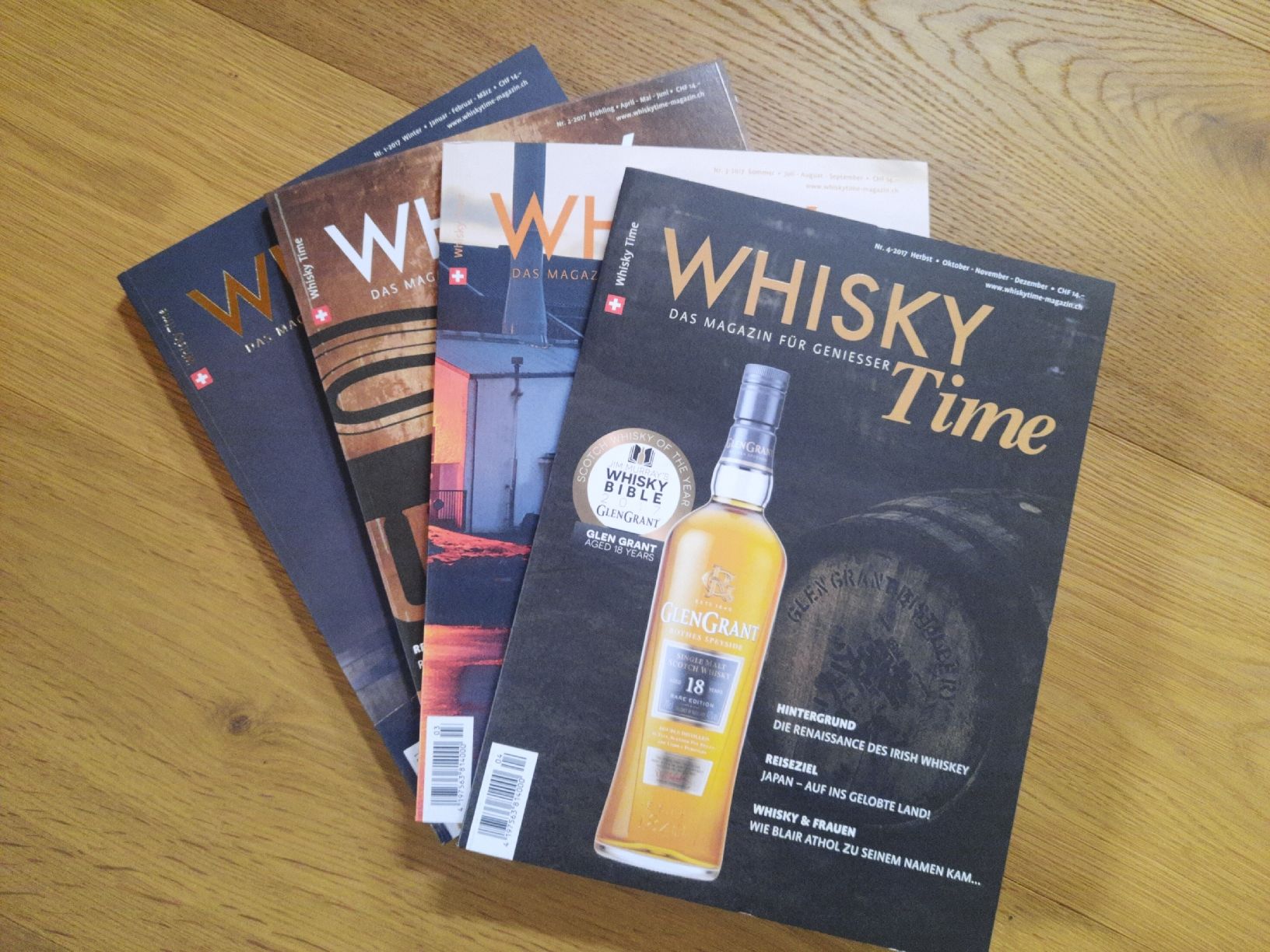 Riviste & Magazine: 4 x Whisky Time Magazin 2017 – Usato da Hinterfultigen venduto da Chrigu_marti