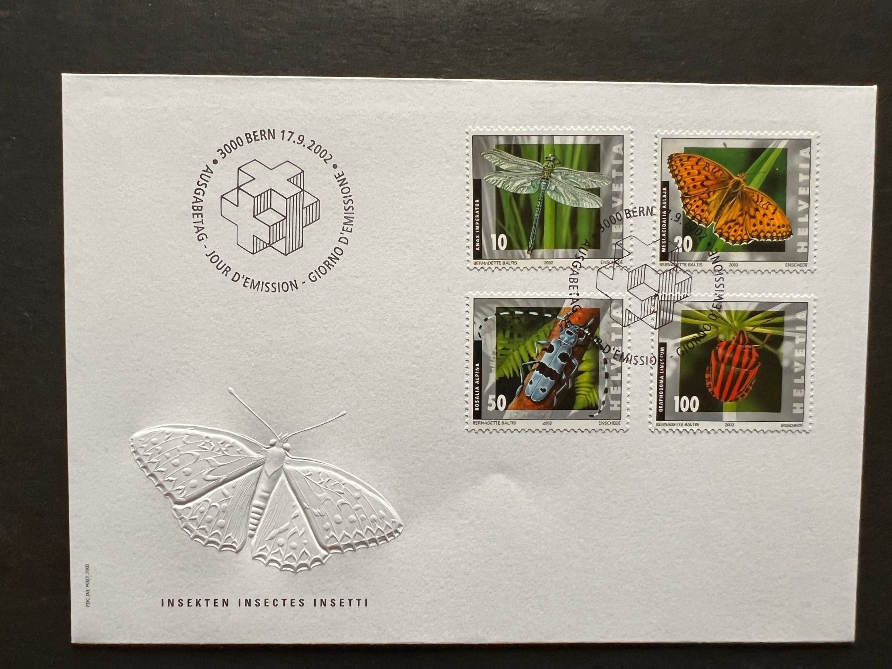 Tutti i francobolli: Sonderbrief  2002 FDC (R478) – Usato da Hinwil venduto da Sidi4