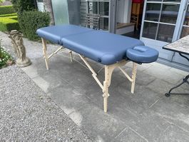 Mobile Massageliege klappbar, höhenverstellbar, neuwertig