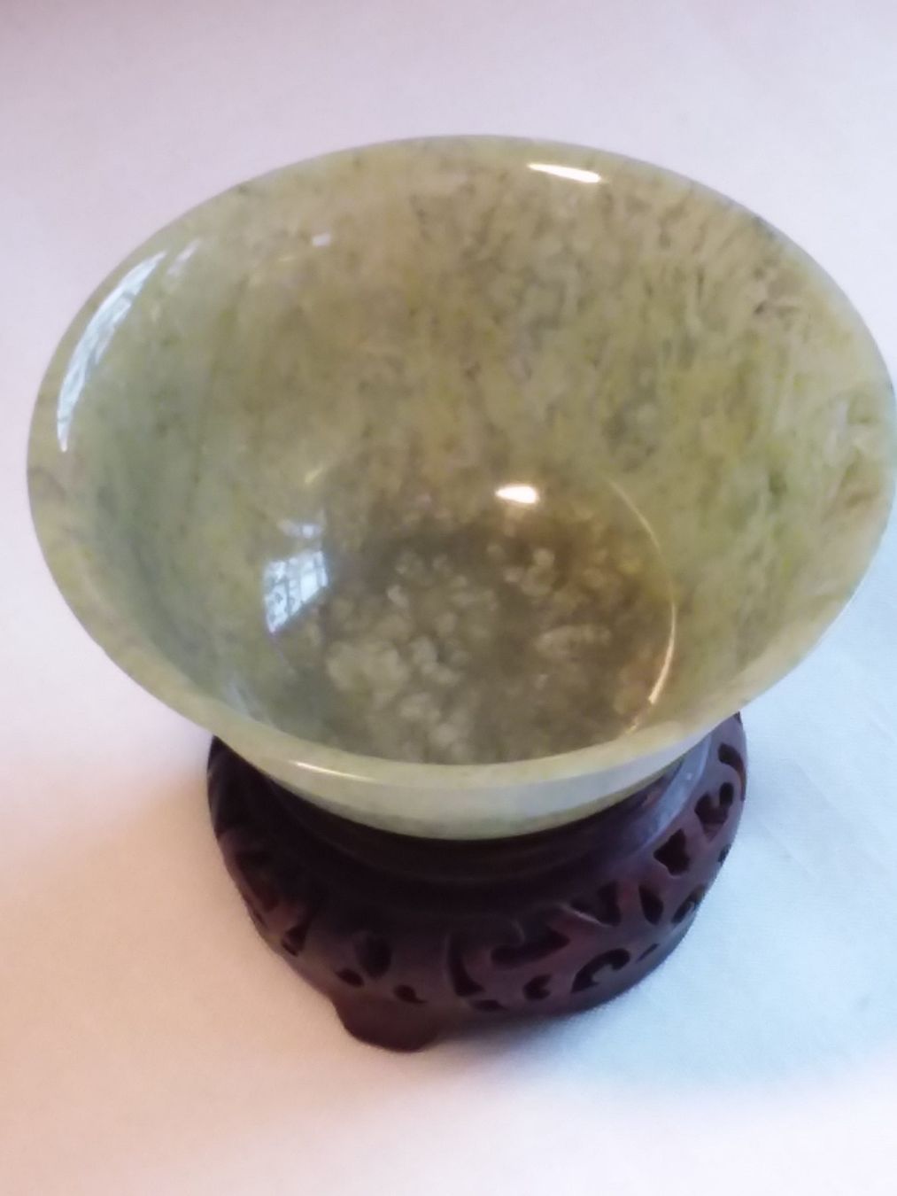 Schalen: Alte Jade Schale mit Sockel, China, ca 1950 – Gebraucht aus Zürich von helsan 5