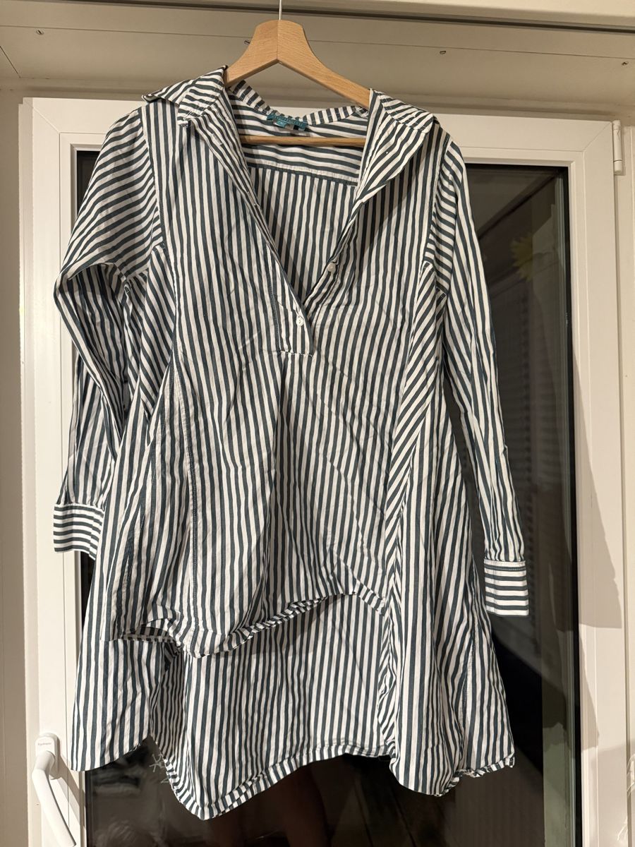 Camicette: Bluse Peplum Gestreift Gr L – Nuovo (secondo la descrizione) da Basel venduto da rara1989