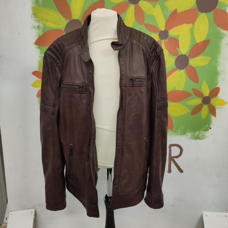 C&A Herren Lederjacke aus Nappa Leder