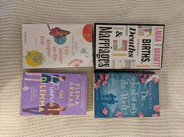 4 Romane / Romance-Bücher ~ Deutsch+Englisch