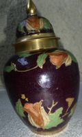 SEHR ANTIKER CLOISONNÉ -KRUG-16 CM x 9,5 CM,---MESSING