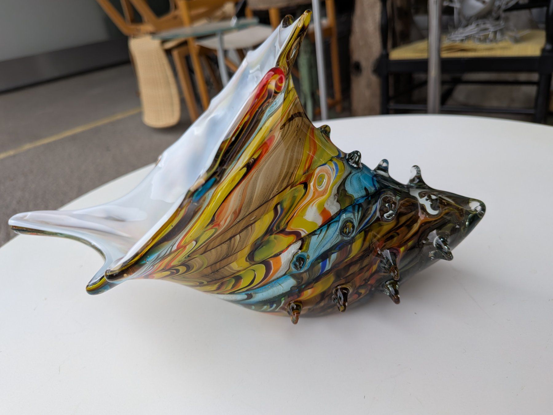 Murano Ciotole: Murano Muschelvase oder Schale – Usato da Emmen venduto da magelan 3