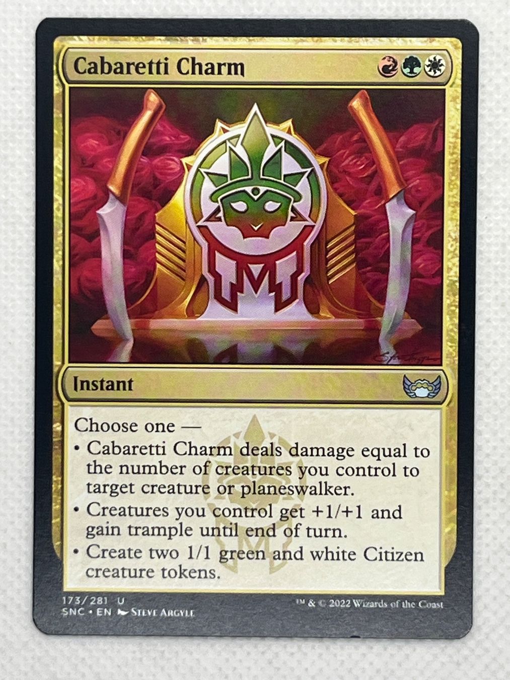 Magic The Gathering Carte collezionabili: Cabaretti Charm Magic the Gathering - Selten! – Usato da Hinterkappelen venduto da Kim1992