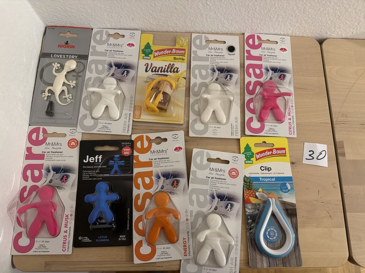 Lufterfrischer: Autoduftbäume 10stk diverse 30 – Neu und originalverpackt aus Kloten von sze_wb99