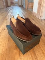 Edward Green Islington mink suede loafer EU44/UK9.5E 