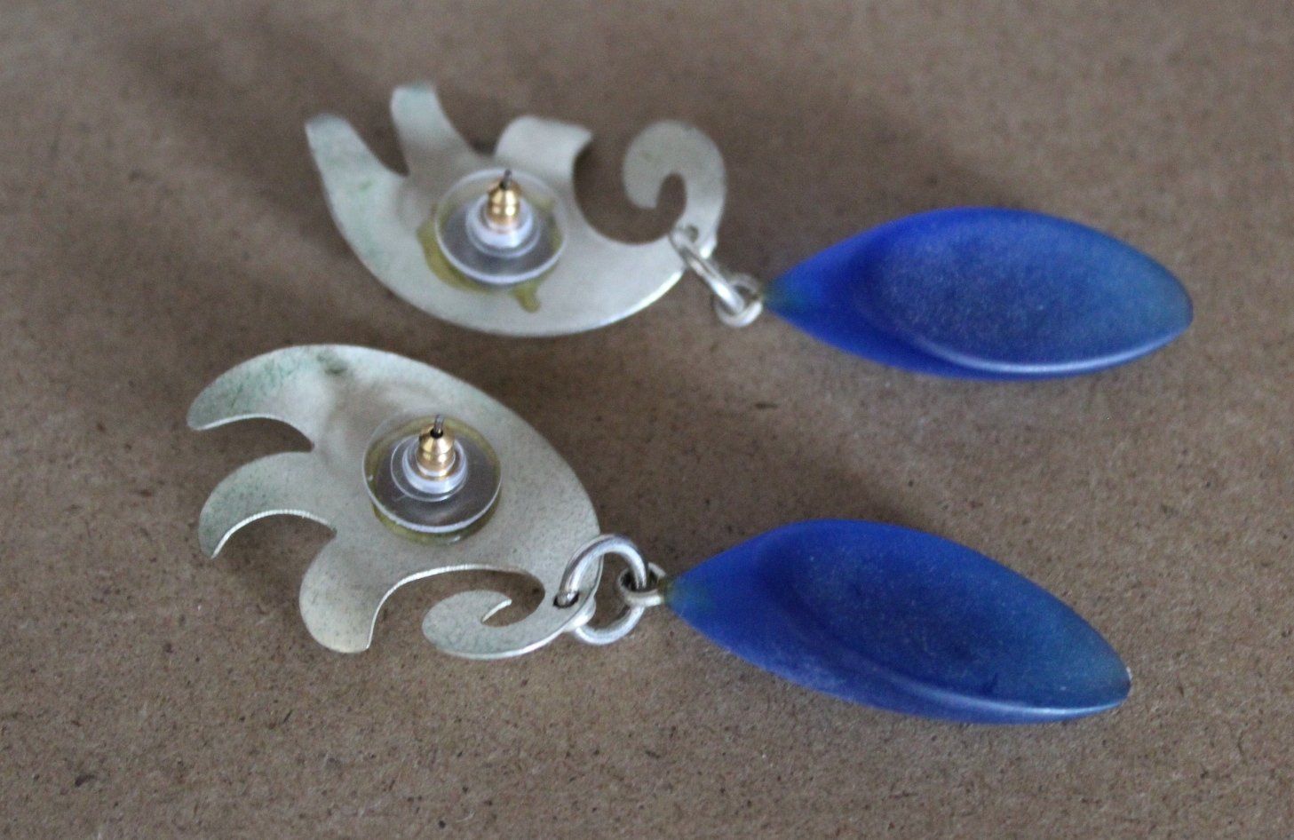 Orecchini pendenti & Orecchini a lobo: Vintage Ohrhänger, Länge ca.8.3 cm. – Usato da Locarno venduto da madame-tus-sauds 3