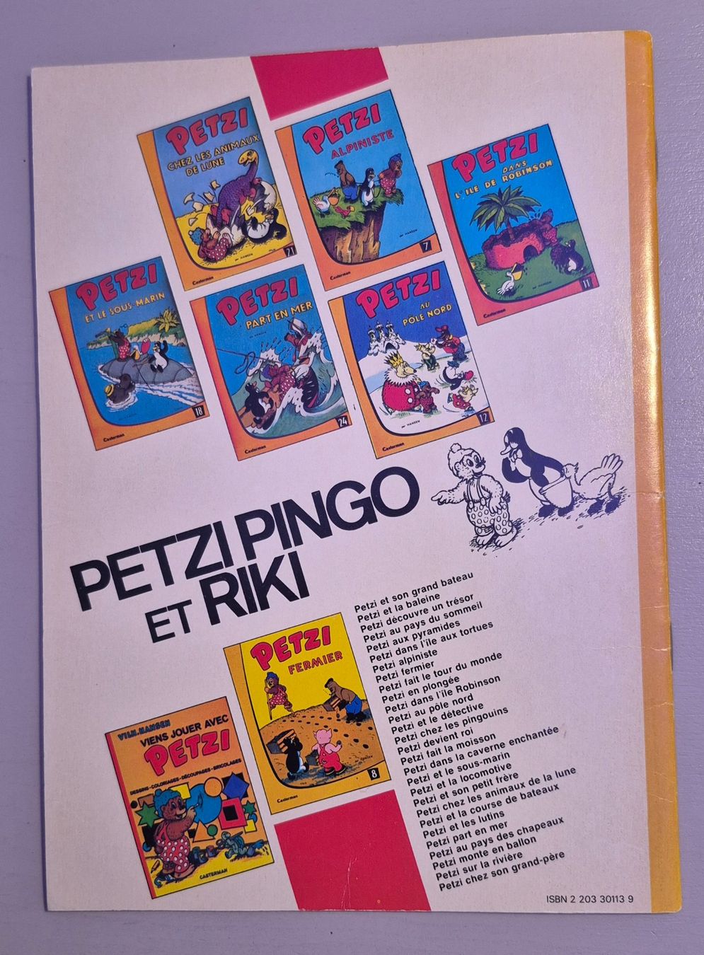 BD: Petzi 13 - et le détective – D'occasion à Grand-Lancy par loi_599y 1