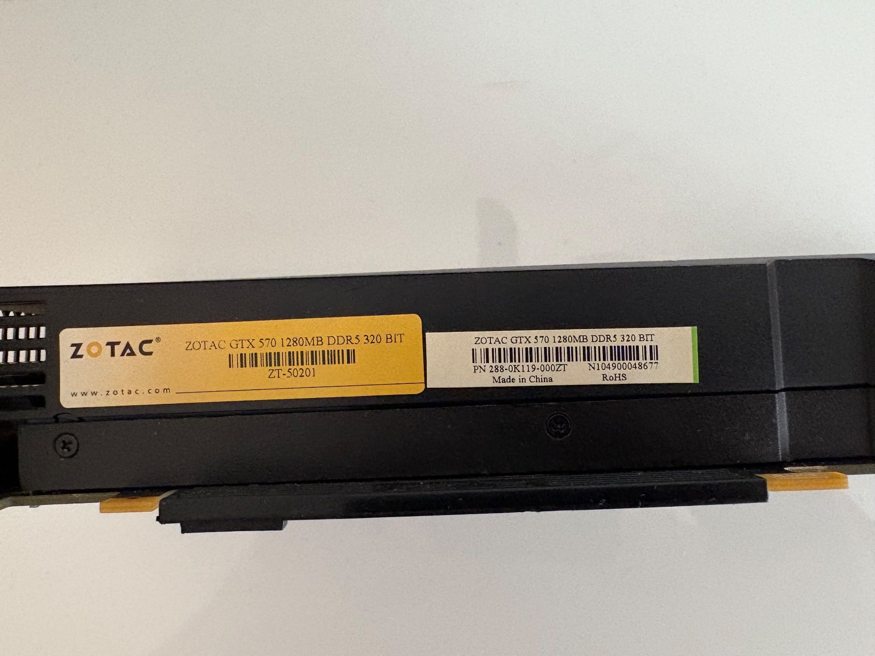 Zotac Grafikkarten: Zotac GeForce GTX 570 Grafikkarte – Defekt aus Lausen von sen_jm7c 3